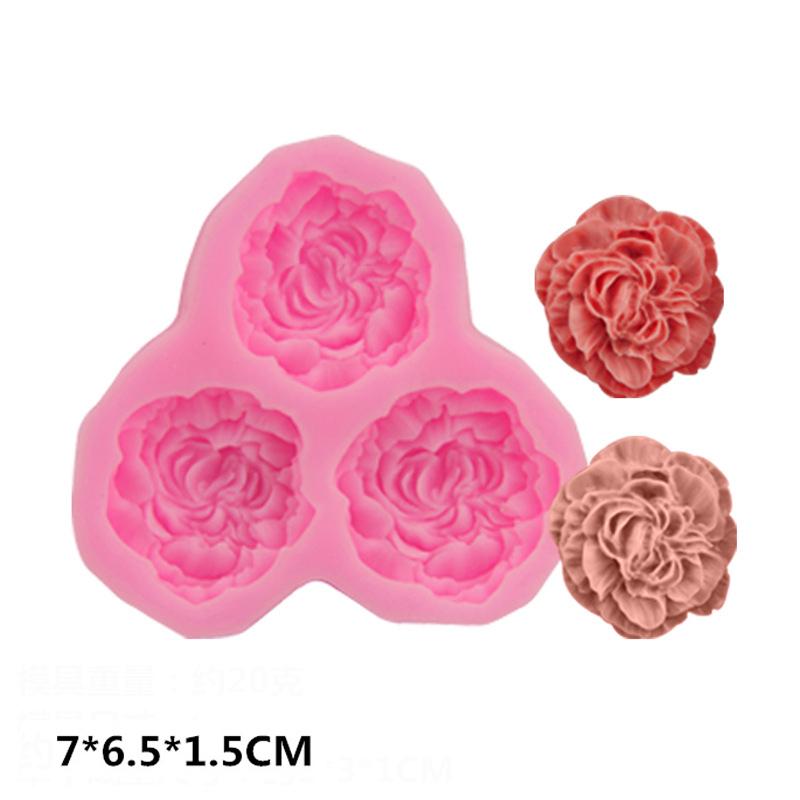 DIY Flower Shape Silica Gel Mold Soft Candy Craft Cake Candy Cake Baking Tool Mold Cake Decoration Tool
