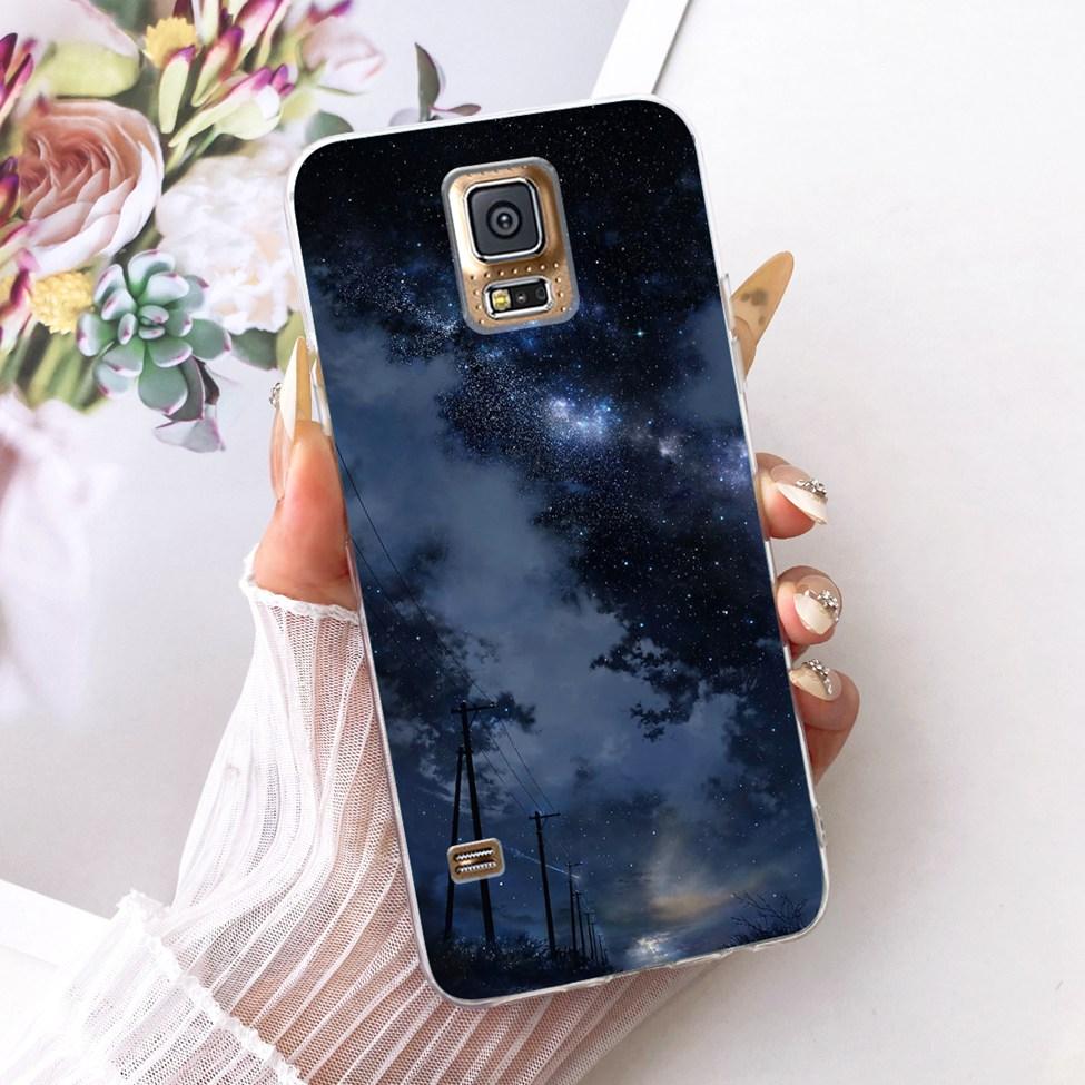 Transparent For Samsung S5 Case Fashion Butterfly Cute Cat Funny Painted Cover For Samsung Galaxy S5 SM-G900F SM-G900M Casing