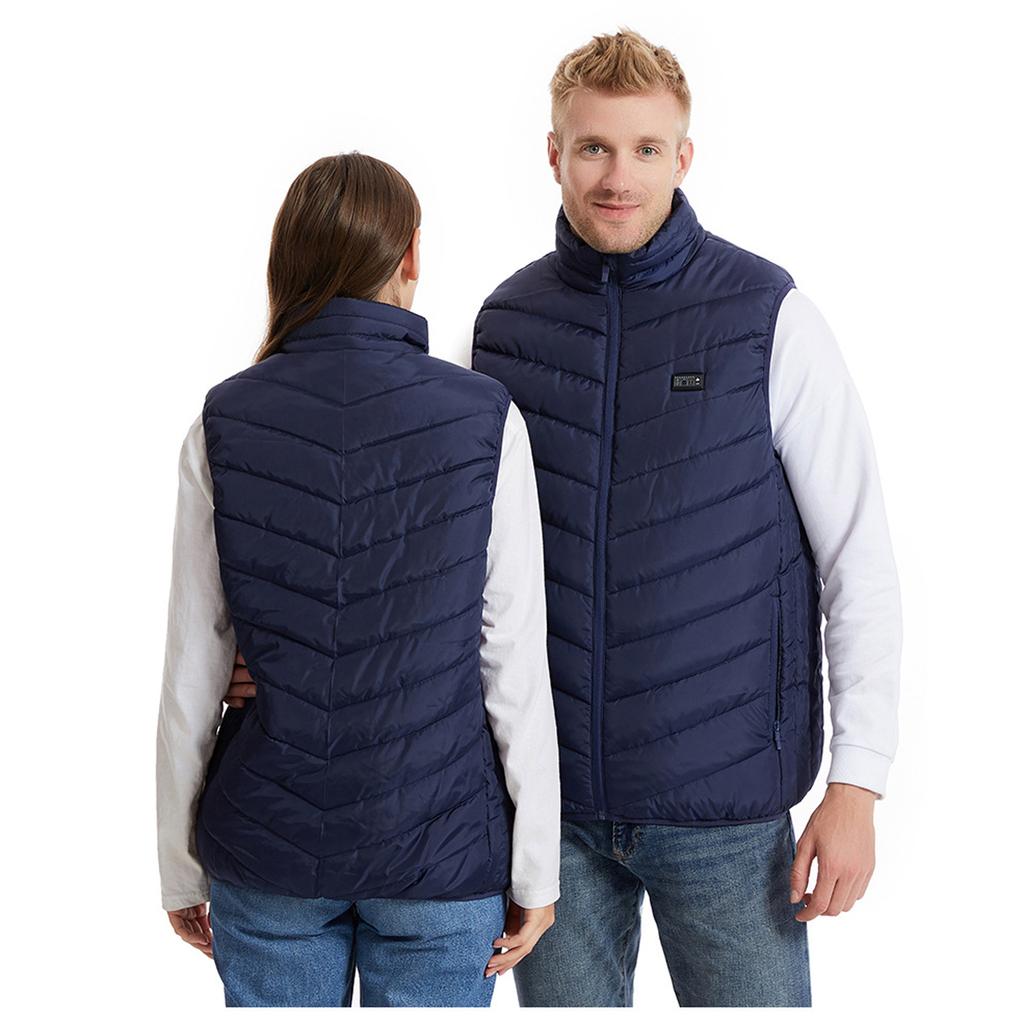 Men's And Women's Fashion Casual Warm Heated Solid Jacket Vests