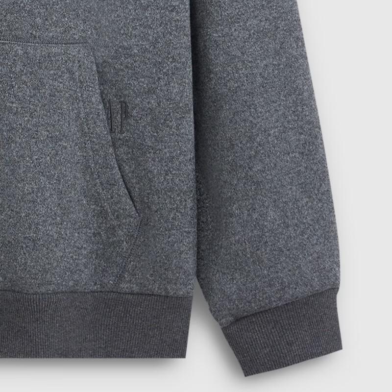 Gap Fall 2026 Logo Embroidered Hooded Cardigan Sweatshirt