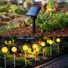 Solar Soccer Light Outdoor, 8 Modes Color Changing Football Garden Stake Light, Waterproof Landscape Lamp for Yard Patio Lawn, Sports Fan Gift