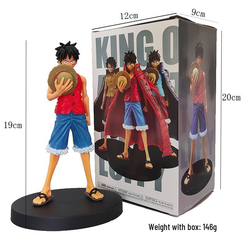 One Piece Onigashima Luffy, Zoro, Ace, & Sanji Anime Figurine Set