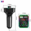 Bluetooth 5.0 FM Transmitter Car Kit Adapter Hands-Free LED Display And Charger PD Fast Player Modulator Auto With Mp3 Fm V9W6