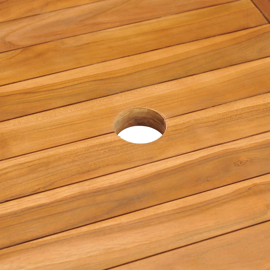7 piece Outdoor Dining Set Solid Wood Teak