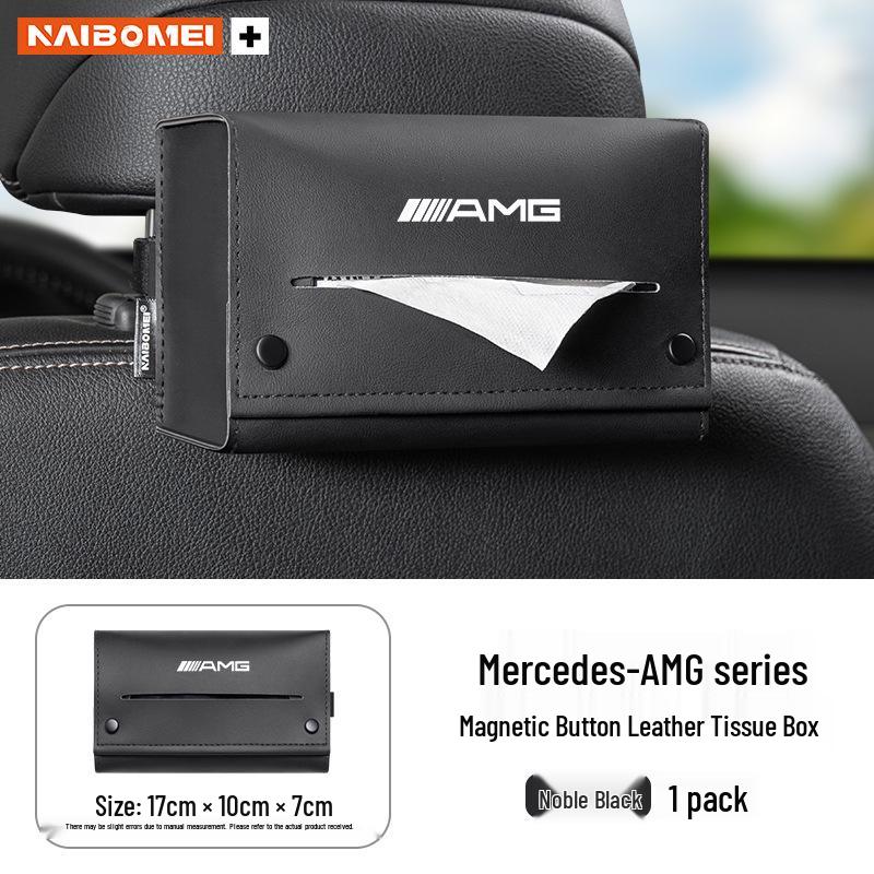 Compatible Tissue Box for Mercedes-Benz E, C, A, S-Class, GLA, GLB, GLC, Armrest Tissue Holder.