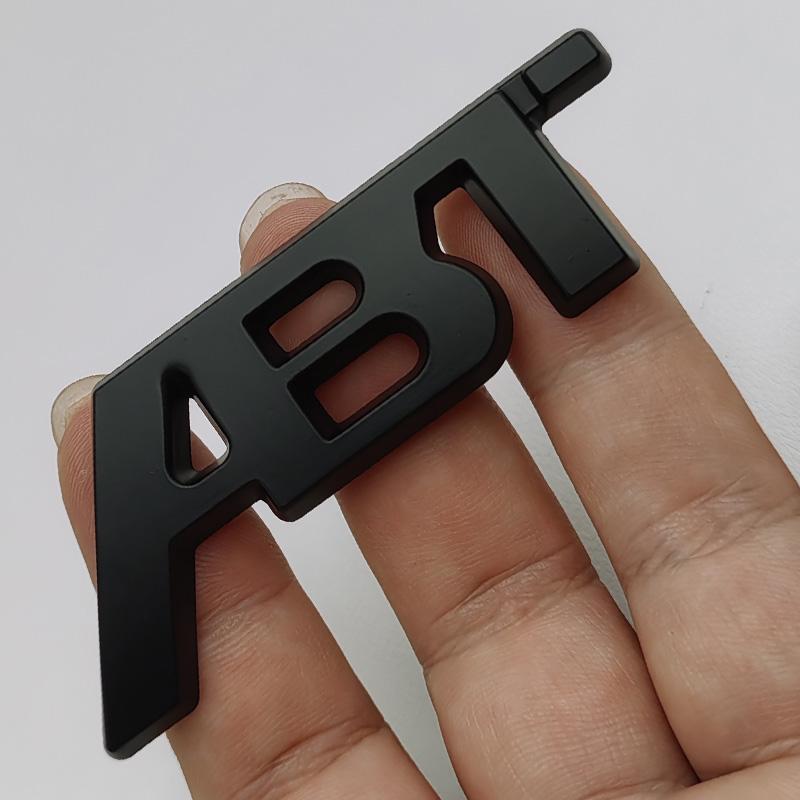 3D Metal Car Fender Trunk Body Tailgate Emblem Badge ABT Logo Decal Sticker