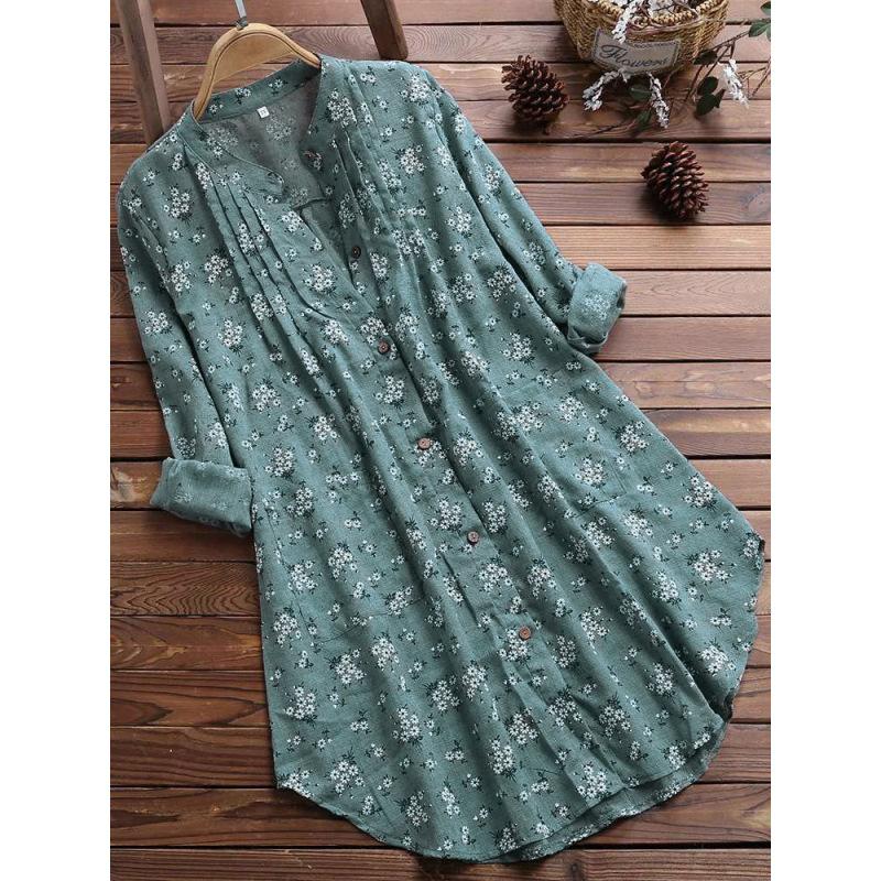 Women's Summer Lace Long Sleeve Pullover Loose Big Size Casual Tops Floral Long Sleeve Shirt