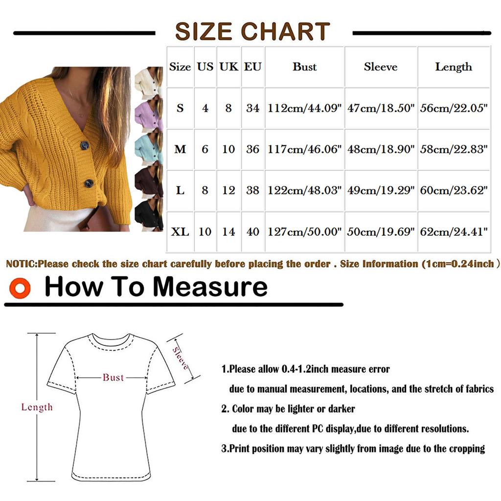Women's Loose V-neck Large Size Buttons Cardigan Thick Line Sweater Blouse