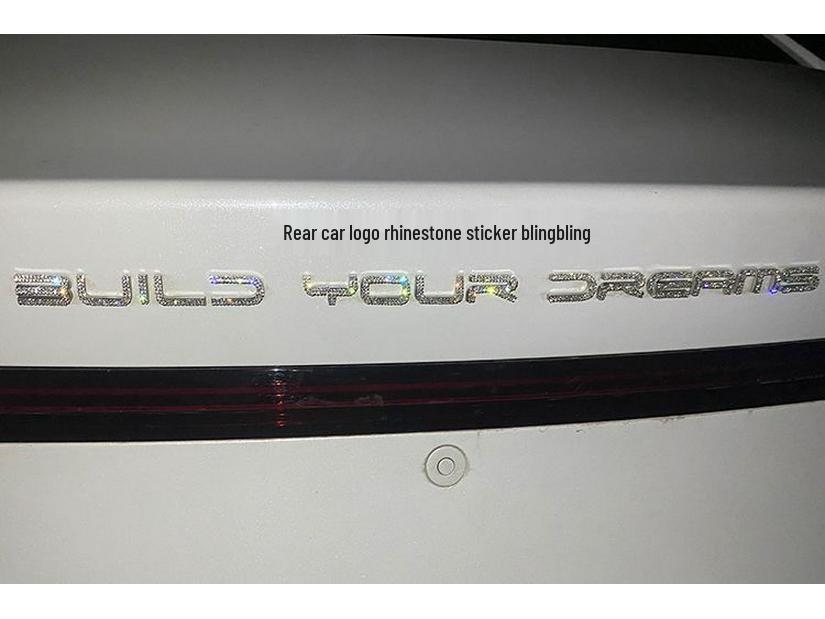 BYD Qin Yuan Dolphin Seal Destroyer Emblem Rhinestone Car Sticker