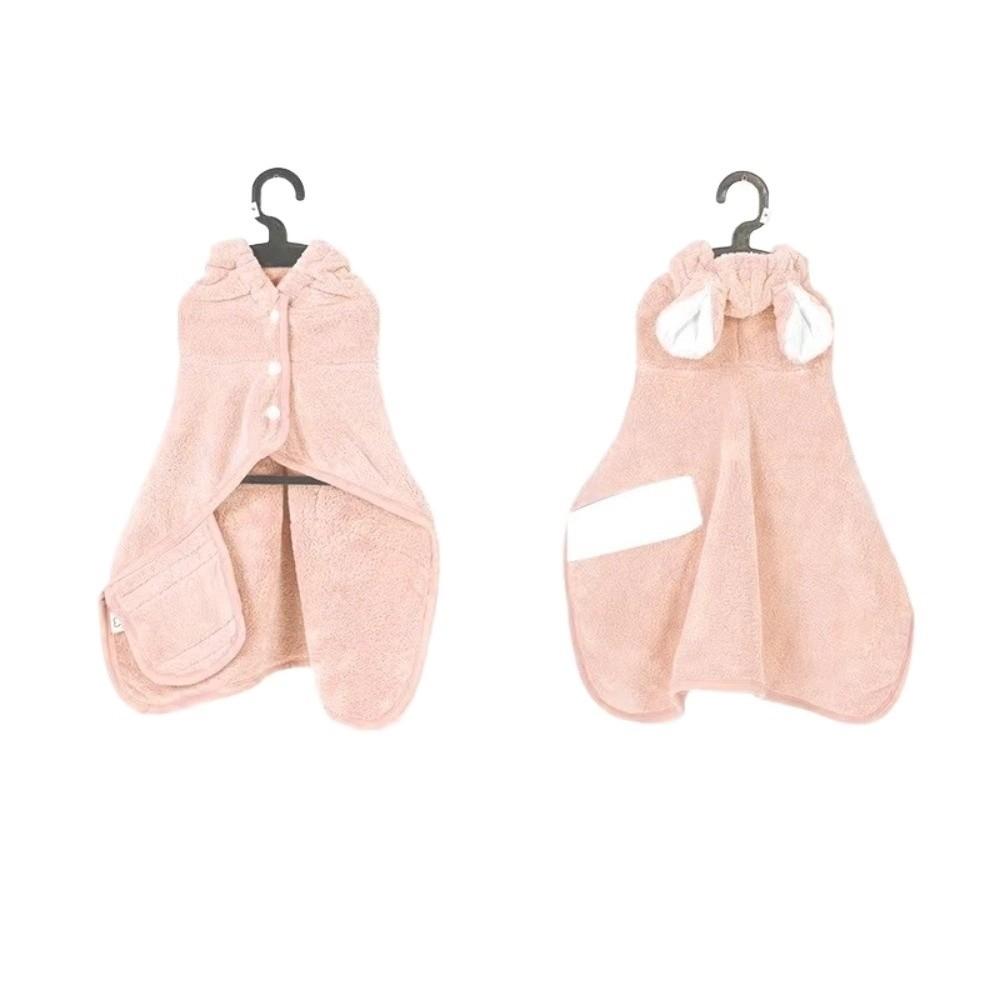 Quick-drying Pet Bath Towels Cute Cat Bath Robe Warm Dog Bathrobe  for Small Medium Large Dogs