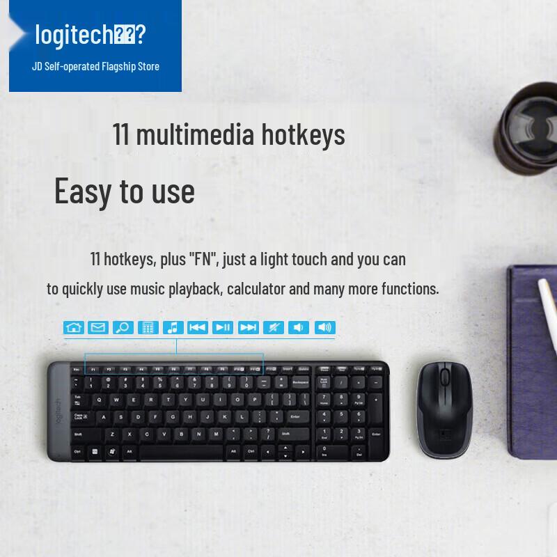 Logitech MK220 Wireless Keyboard and Mouse Combo