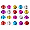 20pcs Metal Construction Bird Bells Iron Material Craft Bells Colourful Chew Toy Bells  For Parrots