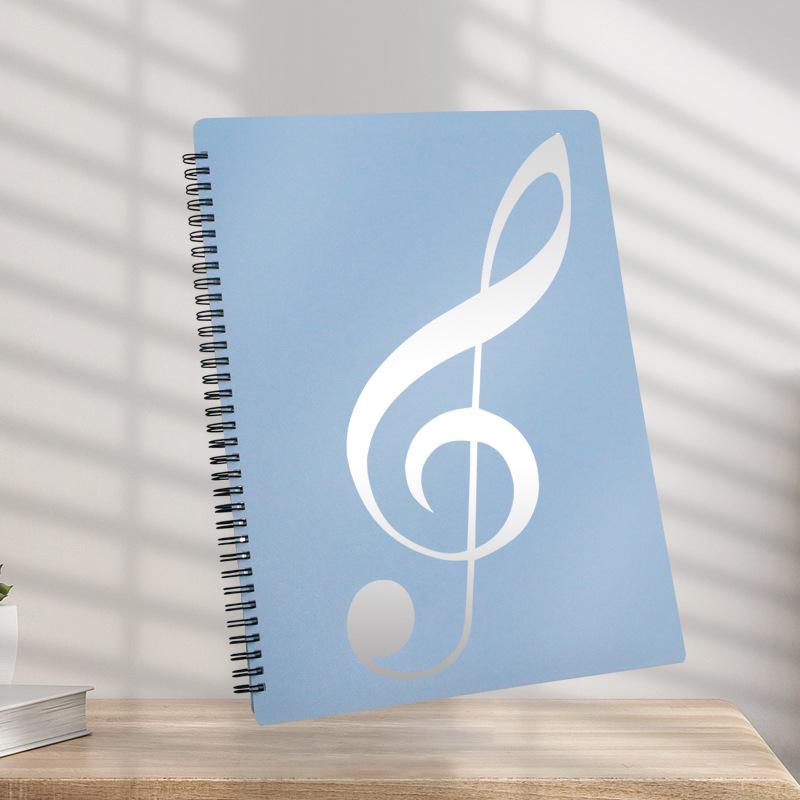 Clip Impermeabile Pieghevole A4 per Spartiti Musicali per Studenti - Supporto per Spartiti di Pianoforte