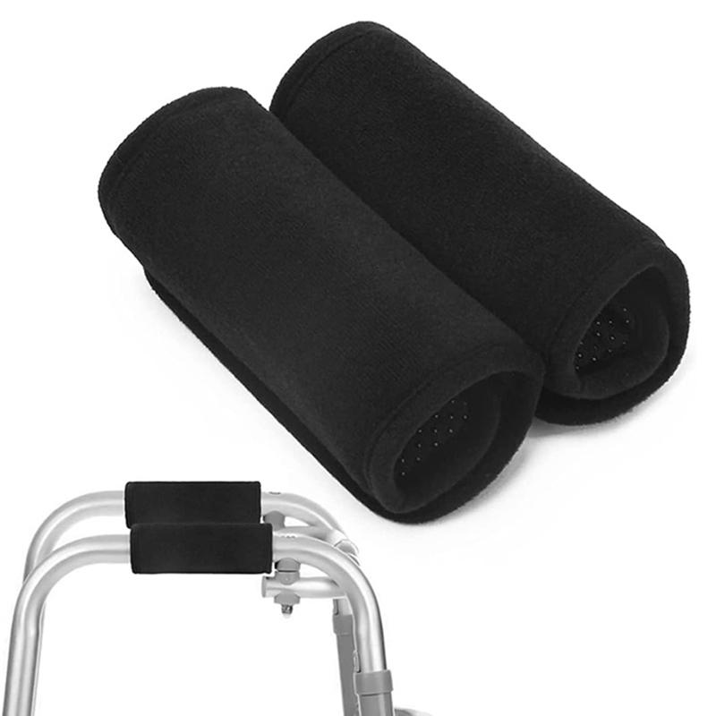 

2 шт. подлокотник подушка для офисного кресла чехлы для подлокотников инвалидных колясок офисные кресла подушка для подлокотников накладки на ручки ходунков чёрный