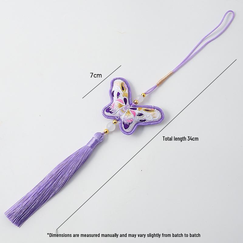 2026 Chinese New Year Embroidered Butterfly Sachet Pendant - High-Grade Exquisite Ornament