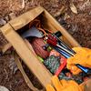 Outdoor Camping Gas Tank Storage Bag Basket Large Capacity Picnic Cookware Utensils Kit Bag Ground Nail Tool Utensils Organizer