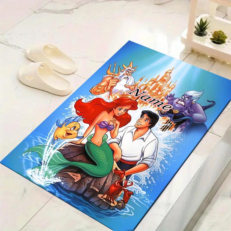 Custom 1Pc Underwater Mermaid Adventure Rug Office Carpet Indoor Outdoor Entrance Doormat Nonslip Soft And Comfortable Living Room D916224