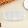 8 Grids Eggs Box Case Shockproof Egg Holder Kitchen Container Case Transparent Organizer For Outdoor Camping Picnic