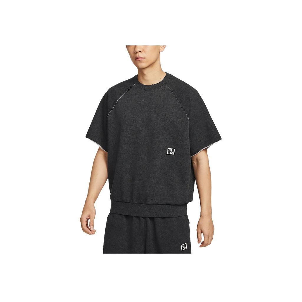 Nike Comfortable Stylish Fitting Versatile Short Sleeve Fitness Shirt Men tops Black HJ8088-010