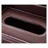 Hotel Multifunctional Leather Tissue & Remote Organizer