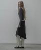 Mosyupamosyu Interlock Slit Knit Pants [Ivory]