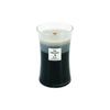 Bougie - WoodWick - Grande Bougie Sablier - Vert Ensoleillé - Cire De Haute Qualité - 60 Heures De Combustion