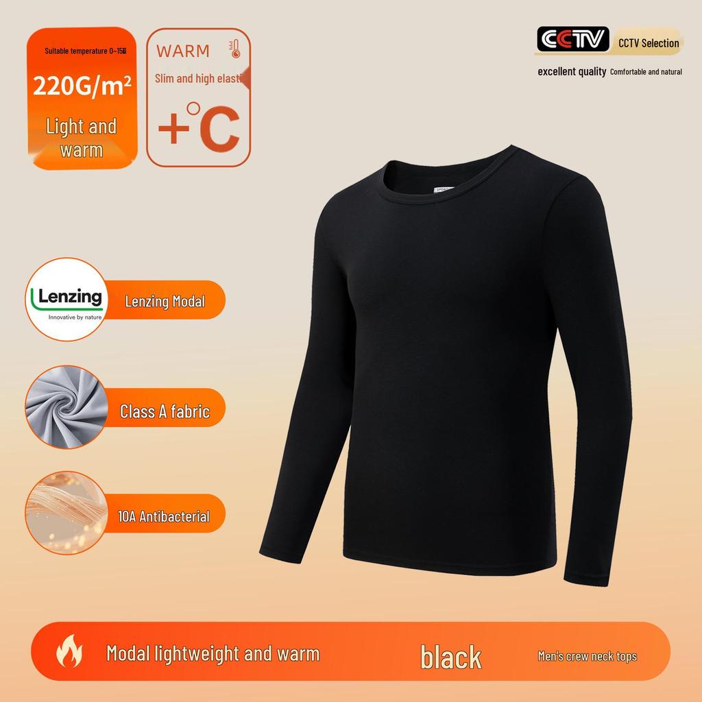 Class A Lenzing Modal 80-Count Warm Base Layer Set: Men's & Women's Autumn Heat-Generating Skinwear