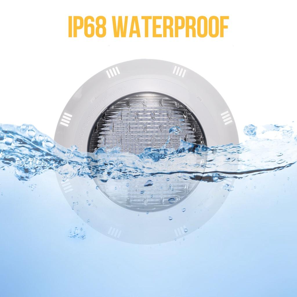 IP68 RGB LED Swimming Pool Light 360/460LED Waterproof AC12V Outdoor Underwater Lamp Pond Spotlight with Remote Control