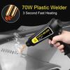 Plastic Repair Kit Welding Machine 70W Plastic Welder Hot Stapler for Most Plastic Repair Soldering Kit with Hot Staple