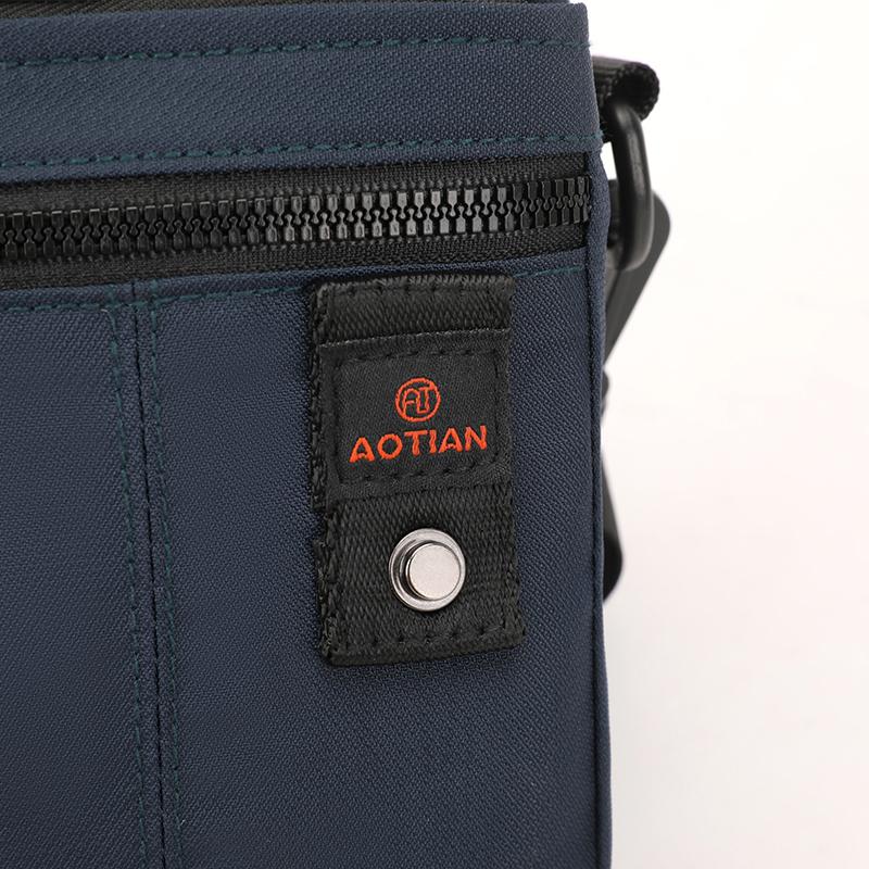 Mini Mobile Phone Bag Men's Shoulder Crossbody Bag Oxford Waist Bag