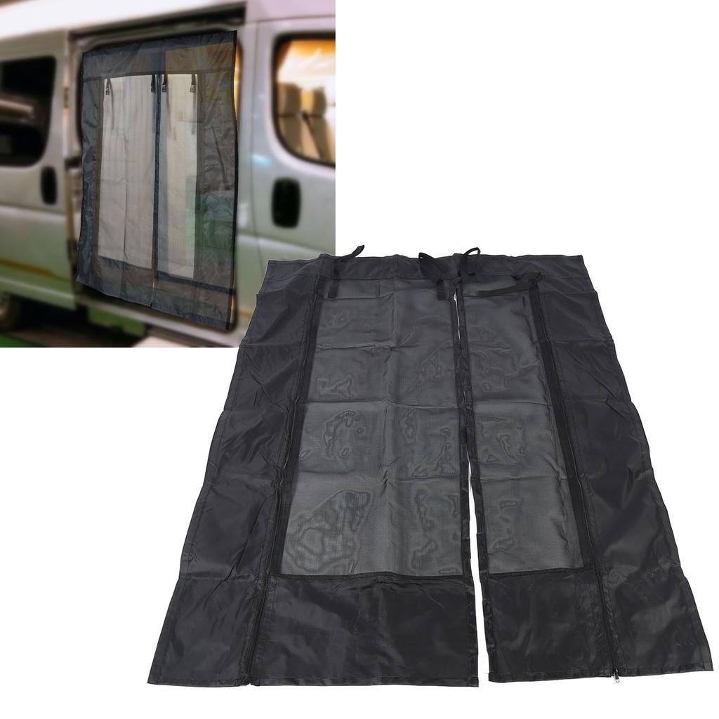 Moskitiera do Vana 420DPA Zamek Błyskawiczny Zamknięcie Magnetyczne Ochrona przed Muchami Campingowe Drzwi Ekranowe do Vana Drzwi Przesuwne