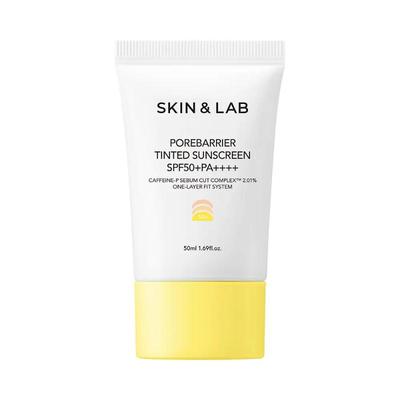 קרם הגנה עם גוון Porebarrier 50 מ"ל SPF50+ PA++++ מיצוק נקבוביות וגוון טבעי