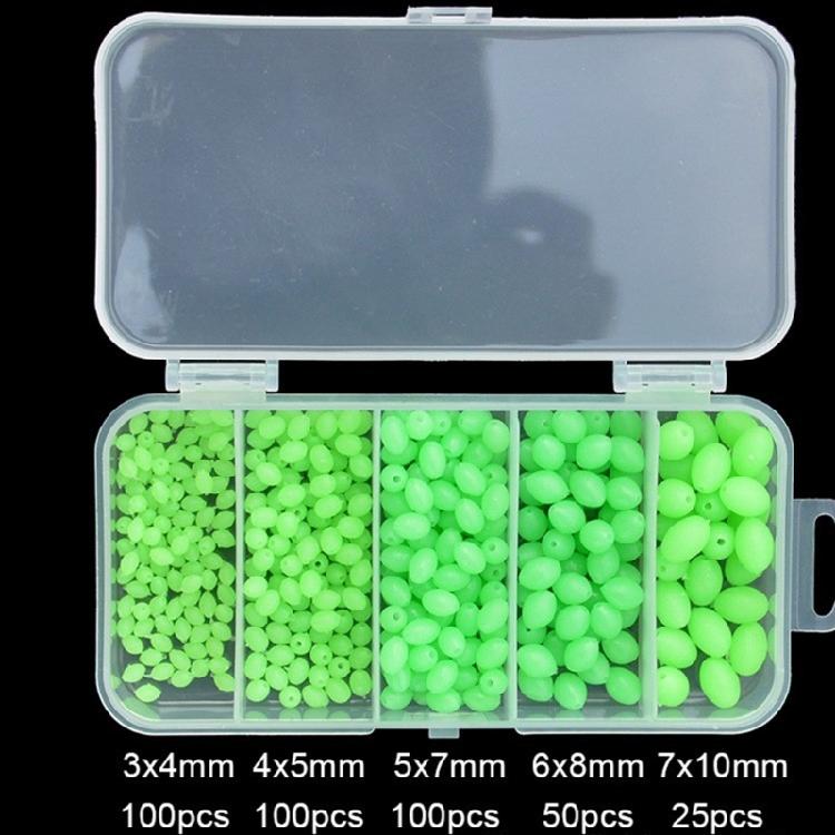 375Pcs Sea Fishing Lures Floating Fishing Tackles Tool Fishing Beads Soft Beads Fishing Eggs Fishing Accessories