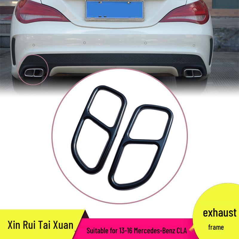 Mercedes-Benz CLA (2013-2016) Stainless Steel Quad Exhaust Tip Frame