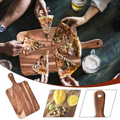 Wood Cutting Board - Wooden Kitchen Cutting Board For Meat, Cheese, Bread,Vegetables &Fruits- Charcuterie Board Cheese Serving Board With Handle