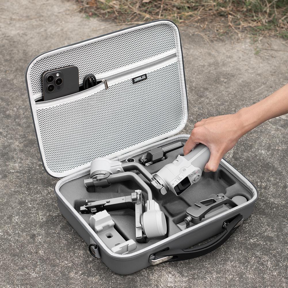 For  RS4 Mini Carrying Case PU Travel Shoulder Bag Shockproof Protective Travel Box Anti-Scratch Protective Case Splashproof