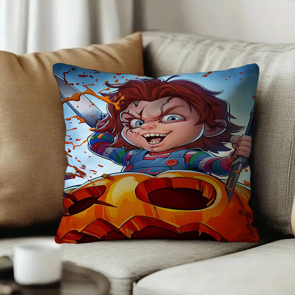Children Play Chucky Slasher Pillow Gifts Home Office Furnishings Bedroom Sofa Car Cushion Cover case xcm