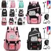 Mochila Grande de Temporada Stranger Things Recargable por USB para Niños