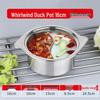Stainless Steel Single-Serve Mini Hot Pot with Induction Compatibility and Extra Thick Design for One Person