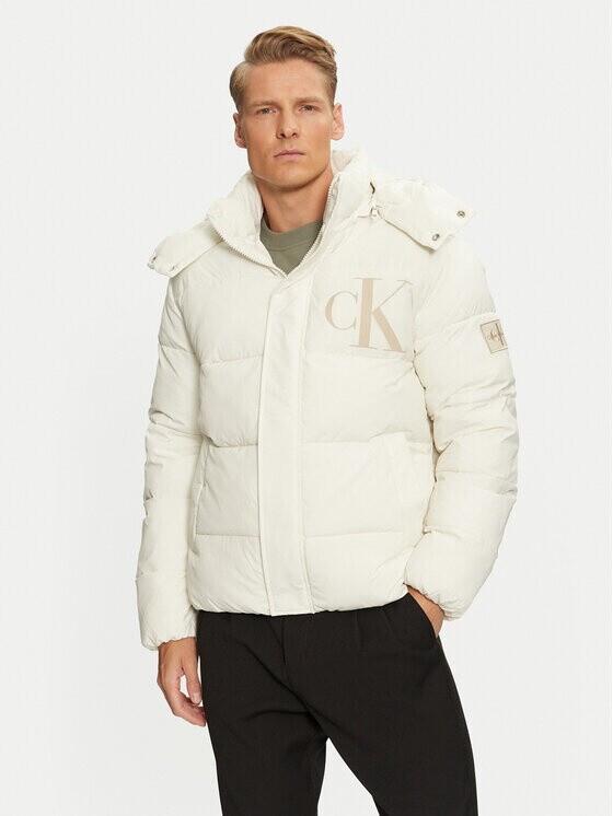 Зимняя куртка Calvin Klein Essentials Hooded Puffer Jacket (J30J326104) белый