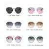 Fashion Vintage Gradient Sunglasses for Women Polygonal Frame Eyeglasses Designer Sun Glasses UV400 Travel Driving Shades