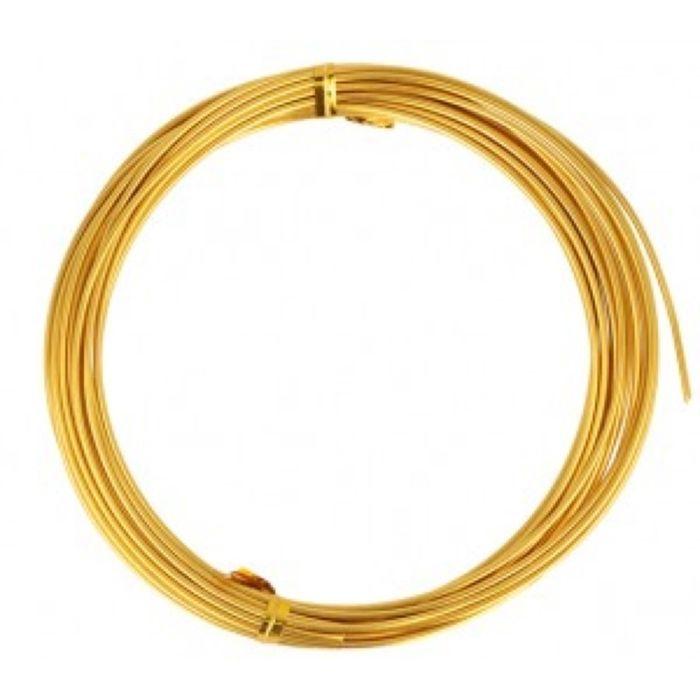 Aluminum Wire - Gold - 1.5mm X 5m - Jewelry - Decoration - Modeling