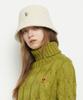 THE-ABON Mw130 Wool Bucket Hat White