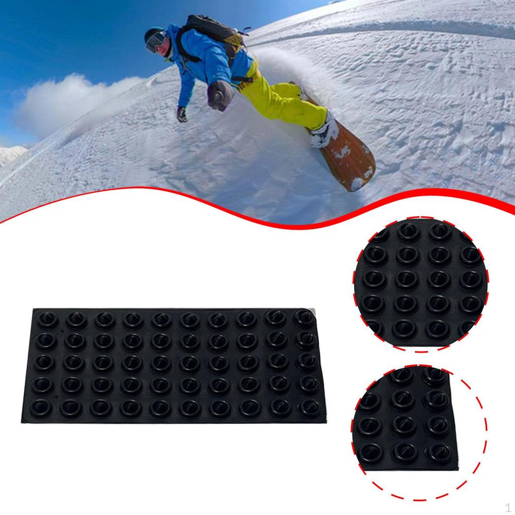 50 Sztuk Nakładki Antypoślizgowe na Snowboard Silikonowe Kolce Antypoślizgowe Lekkie Mata Samoprzylepne Odpowiednie do