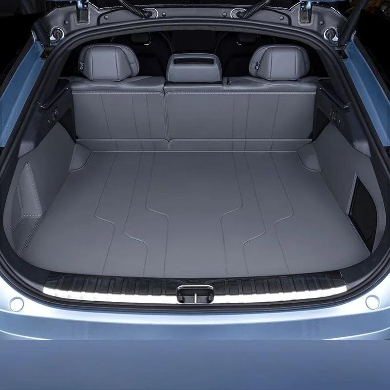 Leather Trunk Mat Rear Liner Cargo For ZEEKR 001 2025 2024 23 22 Waterproof  Anti-dirty Carpet Tray Protector Interior Accessory