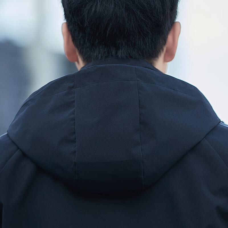 JEEP SPIRIT Men's Spring/Autumn Hooded Windbreaker Jacket