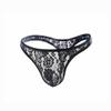 Clothes New Men's Sexy Panties Lace Transparent Thong Men's Sexy Panties T-Pants