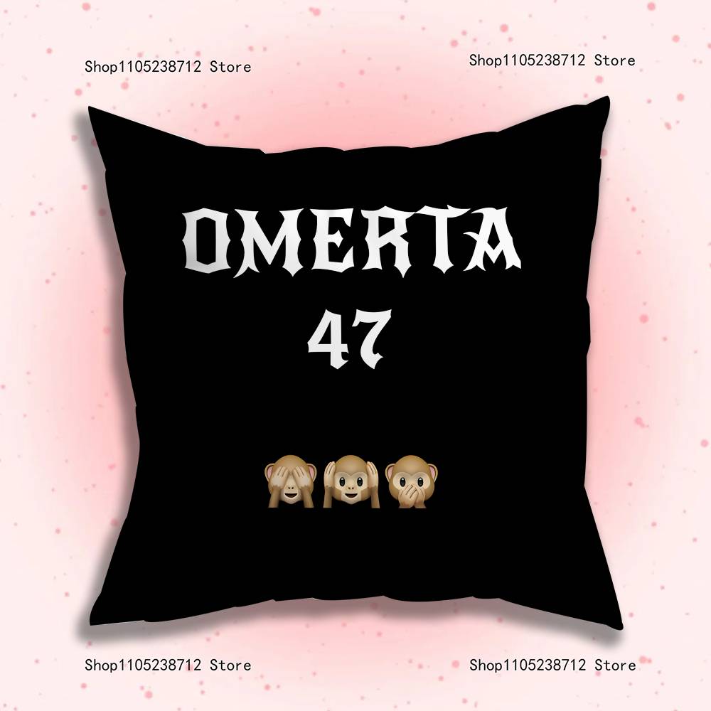 Omerta Maes 47 Pillow Case Cushion Cover Home Decor Birthday Gift Pillowcover