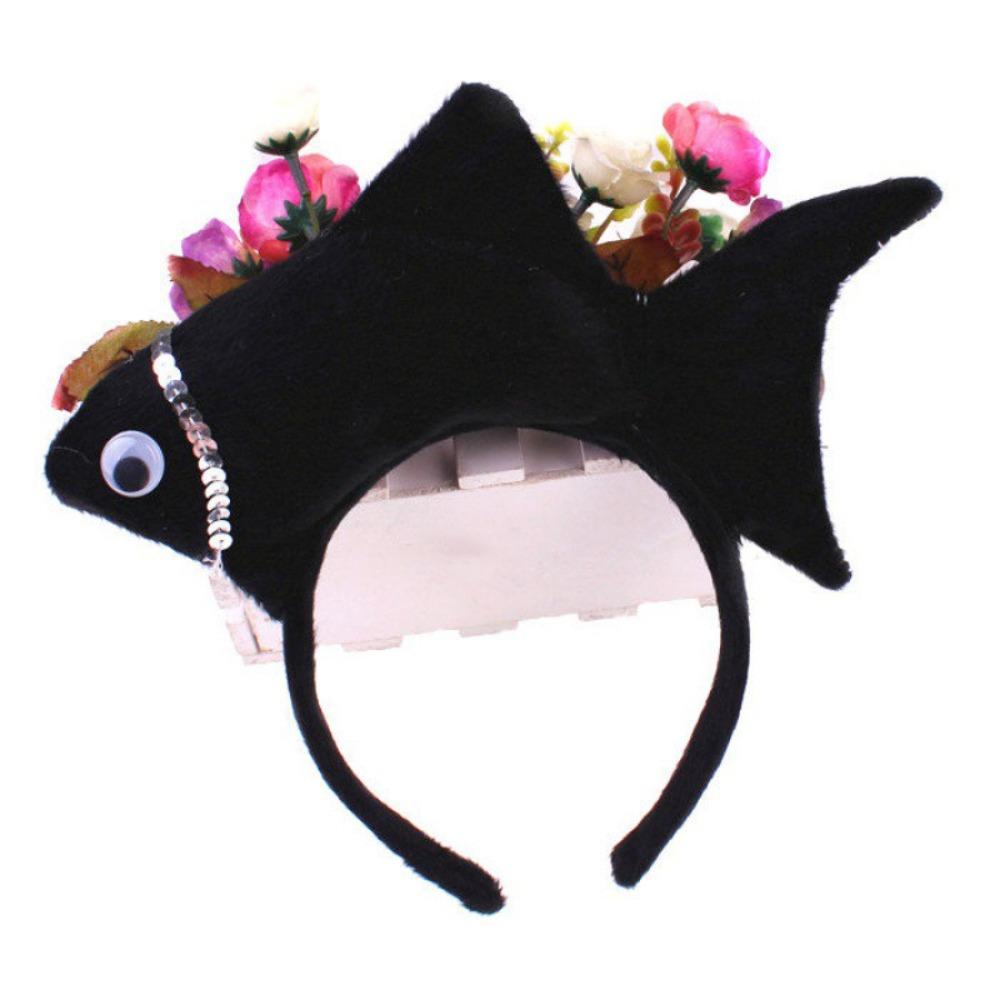 

Прекрасный ободок для волос с рыбкой, многоцветный, для макияжа, повязка на голову, высокое качество, форма рыбки, обруч для волос, косплей