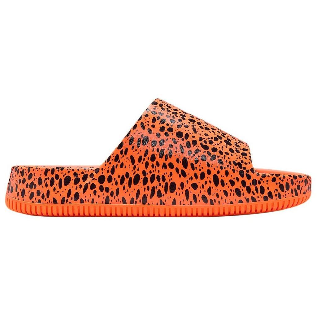 Nike Ciabatte Calm Slide Comode Casual Silenziose Anti-Usura Uomo Calzature Arancione Nero HM5072-800